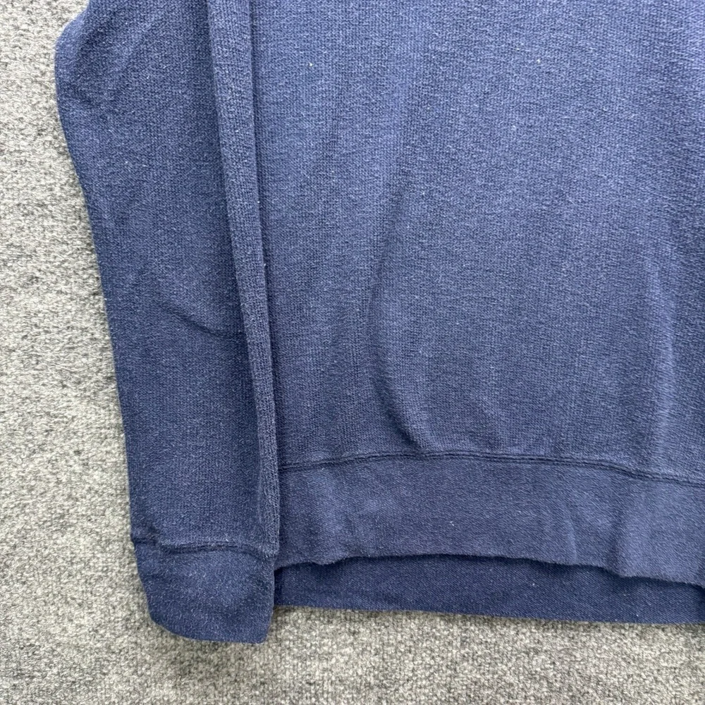 Banana Republic Sweatshirt Mens M Blue Long Sleeve Textured Fleece Pullover